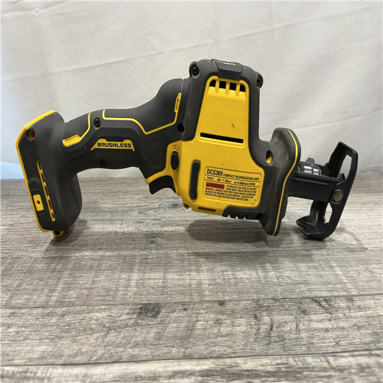 AS-IS DEWALT ATOMIC 20V MAX Cordless Brushless Compact Reciprocating Saw (Tool Only)