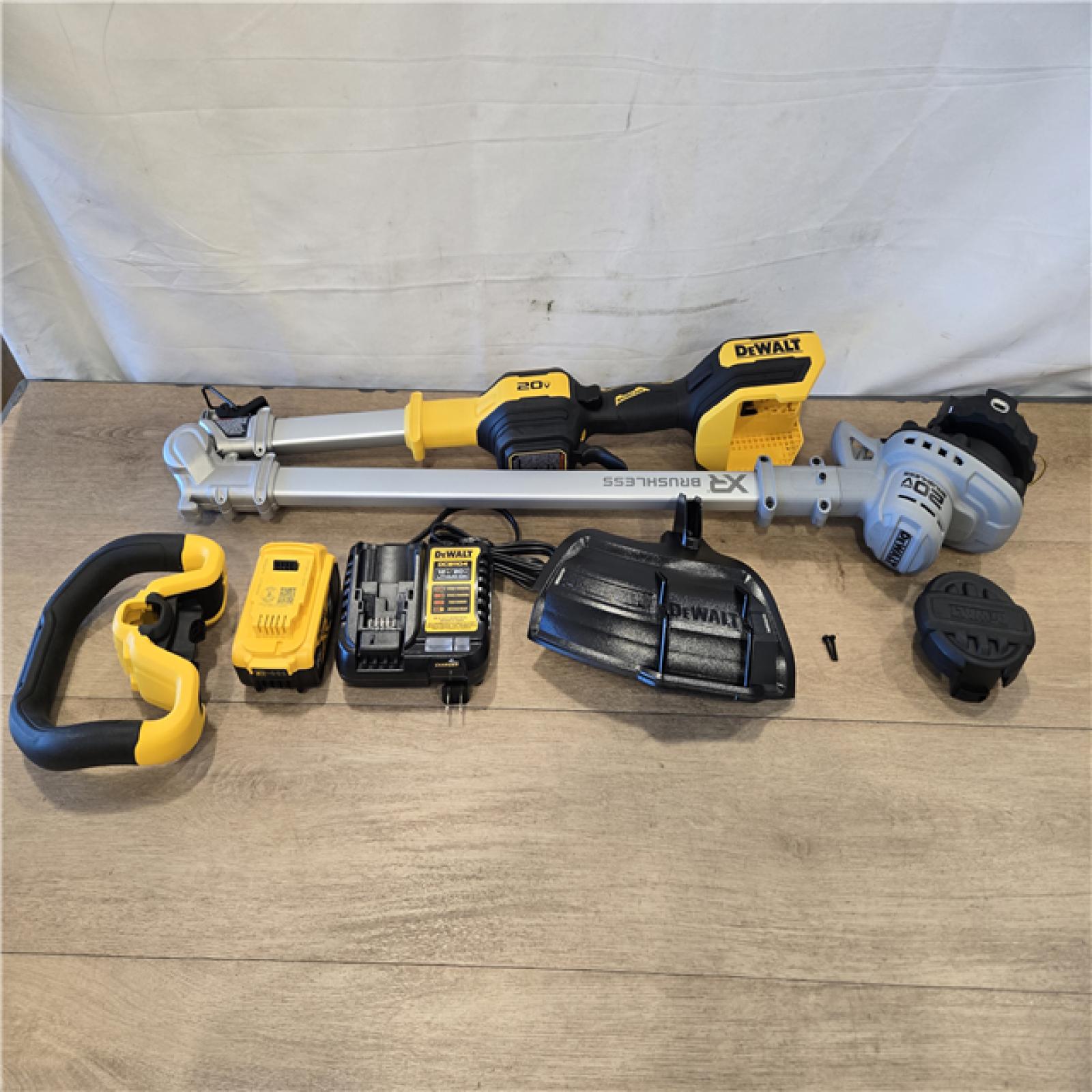 AS-IS DEWALT 20V MAX 14 in. Cordless Foldable String Trimmer Kit