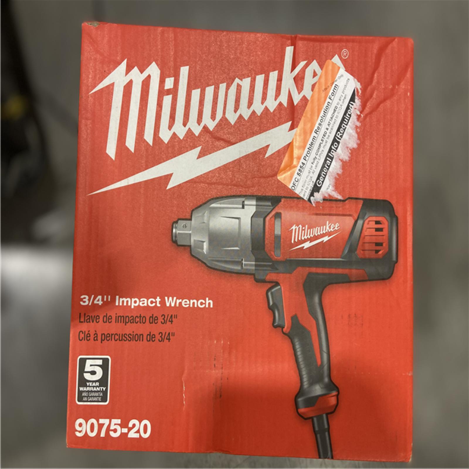 NEW! - Milwaukee 3/4 in. Square Drive Impact Wrench with Rocker Switch and Friction Ring Socket Retention