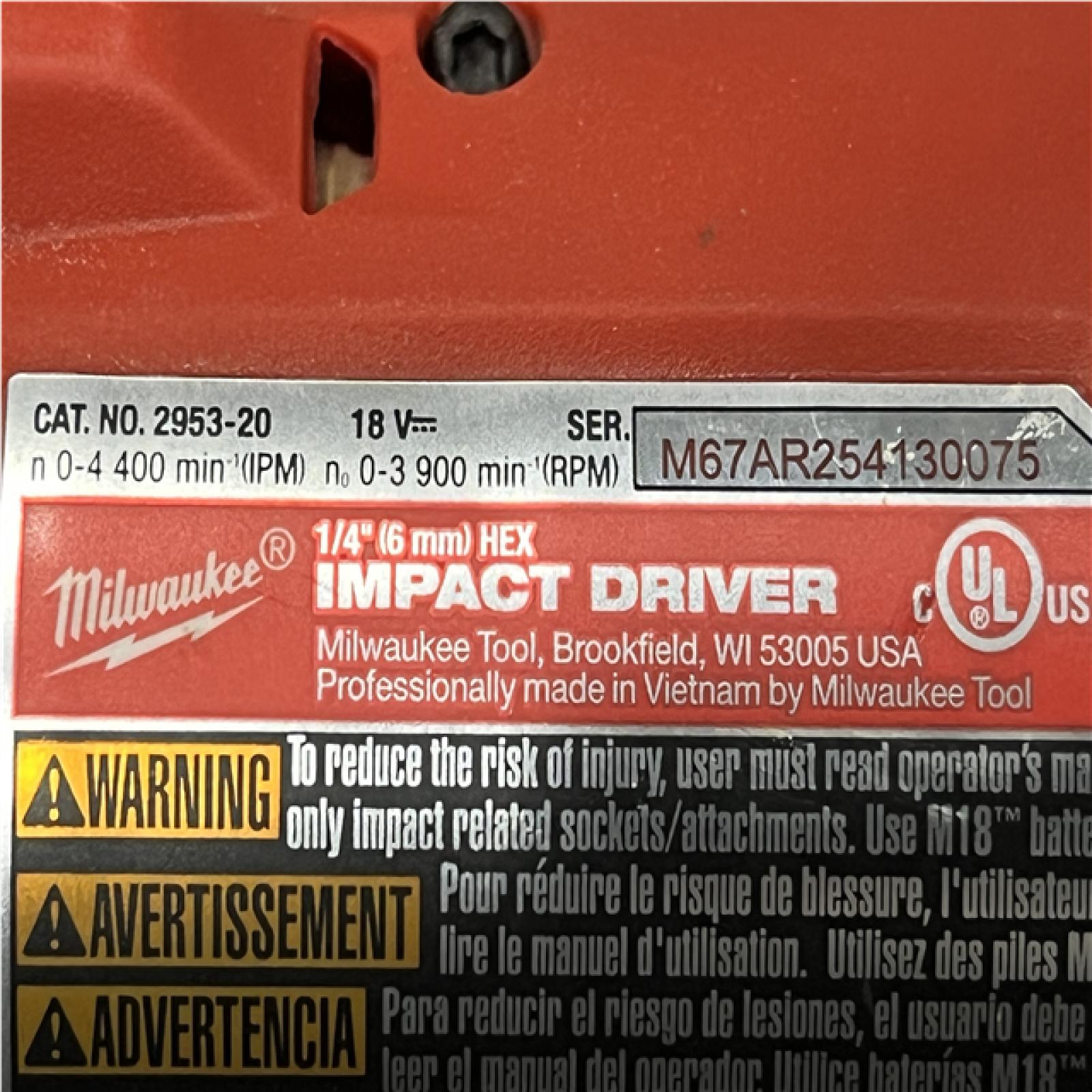 AS-IS Milwaukee FUEL 18V Lithium-Ion Brushless Cordless Hammer Drill and Impact Driver Combo Kit