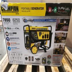 Phoenix Champion Power Equipment 7850/6250-Watt Recoil Start Gasoline and Propane Powered Dual Fuel Portable Generator with CO Shield