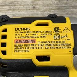 AS-IS DEWALT 20V MAX Lithium-Ion Cordless 2-Tool Combo Kit