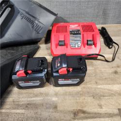 HOUSTON LOCATION - AS-IS M18 FUEL Brushless Cordless 21 in. Walk Behind Dual Battery Self-Propelled Mower W/ (2) Battery and Rapid Charger