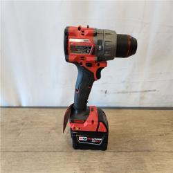 AS-IS- Milwaukee FUEL 18V Lithium-Ion Brushless Cordless 1/2 in. Hammer Drill Driver Kit