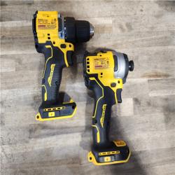 HOUSTON LOCATION - AS-IS Dewalt DCK225D2 20V MAX ATOMIC Compact Cordless Drill Driver and Impact Driver Combo Kit