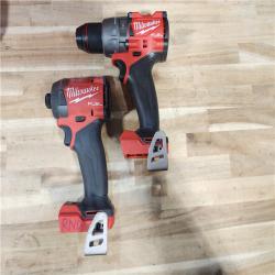 HOUSTON LOCATION - AS-IS Milwaukee FUEL 12-Volt Lithium-Ion Brushless Cordless Hammer Drill and Impact Driver Combo Kit