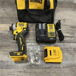 AS-IS DEWALT Atomic 20V Max Lithium-Ion Brushless Cordless Compact 1/4 in. Impact Driver Kit
