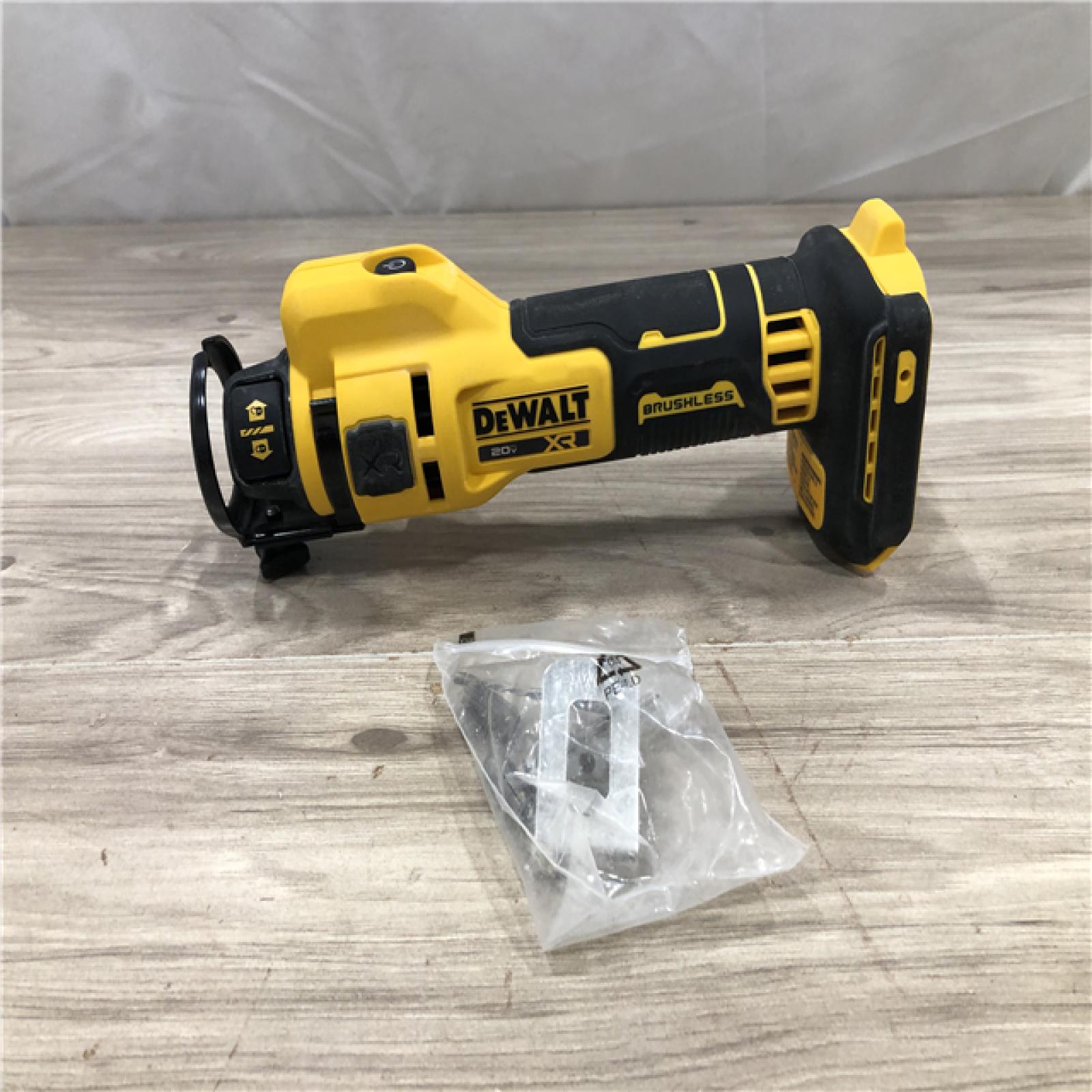 AS-IS DEWALT XR 20V Lithium-Ion Cordless Rotary Drywall Cut-Out Tool (Tool Only)