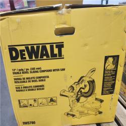 As-Is DEWALT 15 Amp Corded 12 in. Double Bevel Sliding Compound Miter Saw