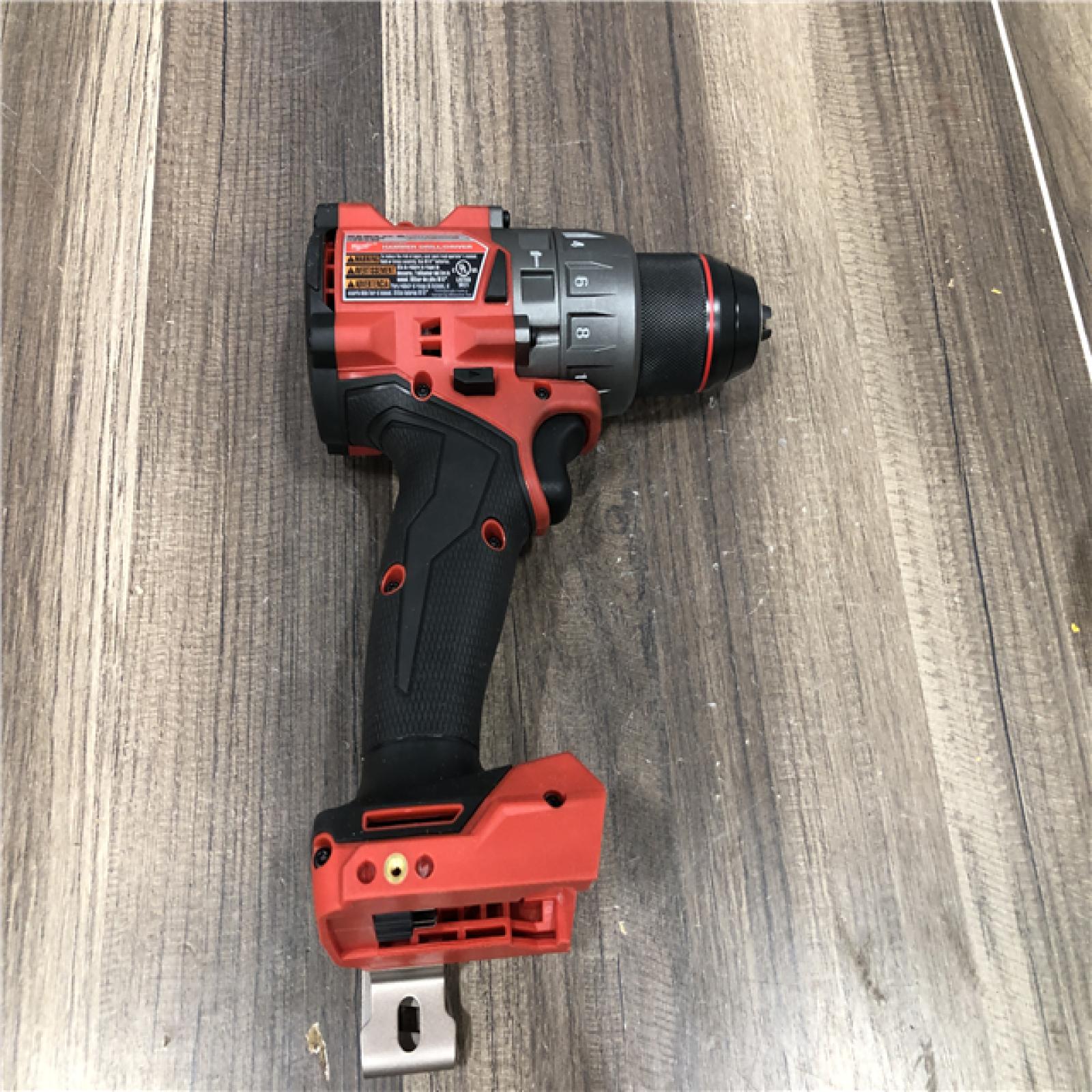 AS-IS Milwaukee FUEL 18V Lithium-Ion Brushless Cordless 1/2 in. Hammer Drill/Driver (Tool-Only)