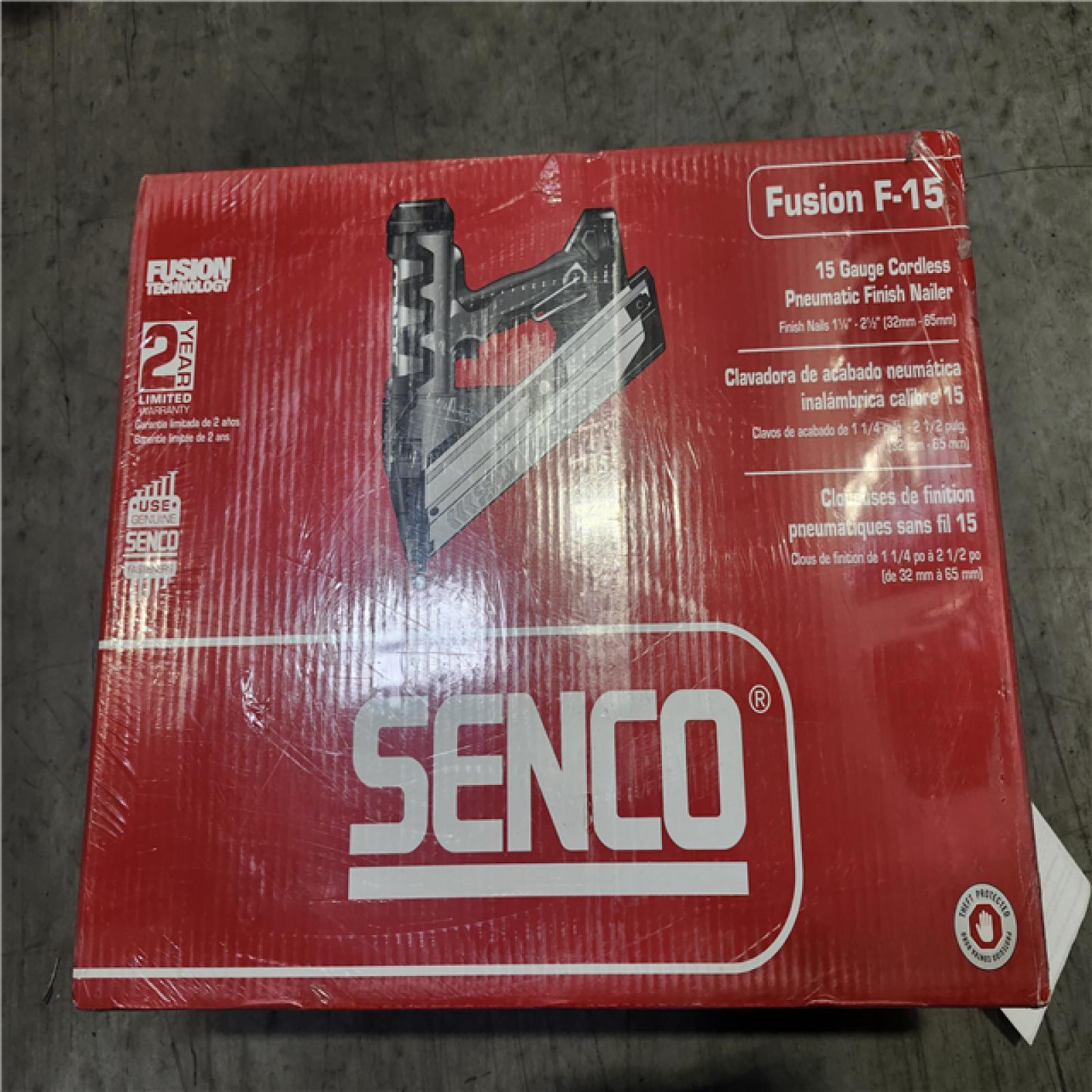 NEW!- Senco 10L0001N Nailer  Battery Included  18 V  110 Magazine  34 deg Collation
