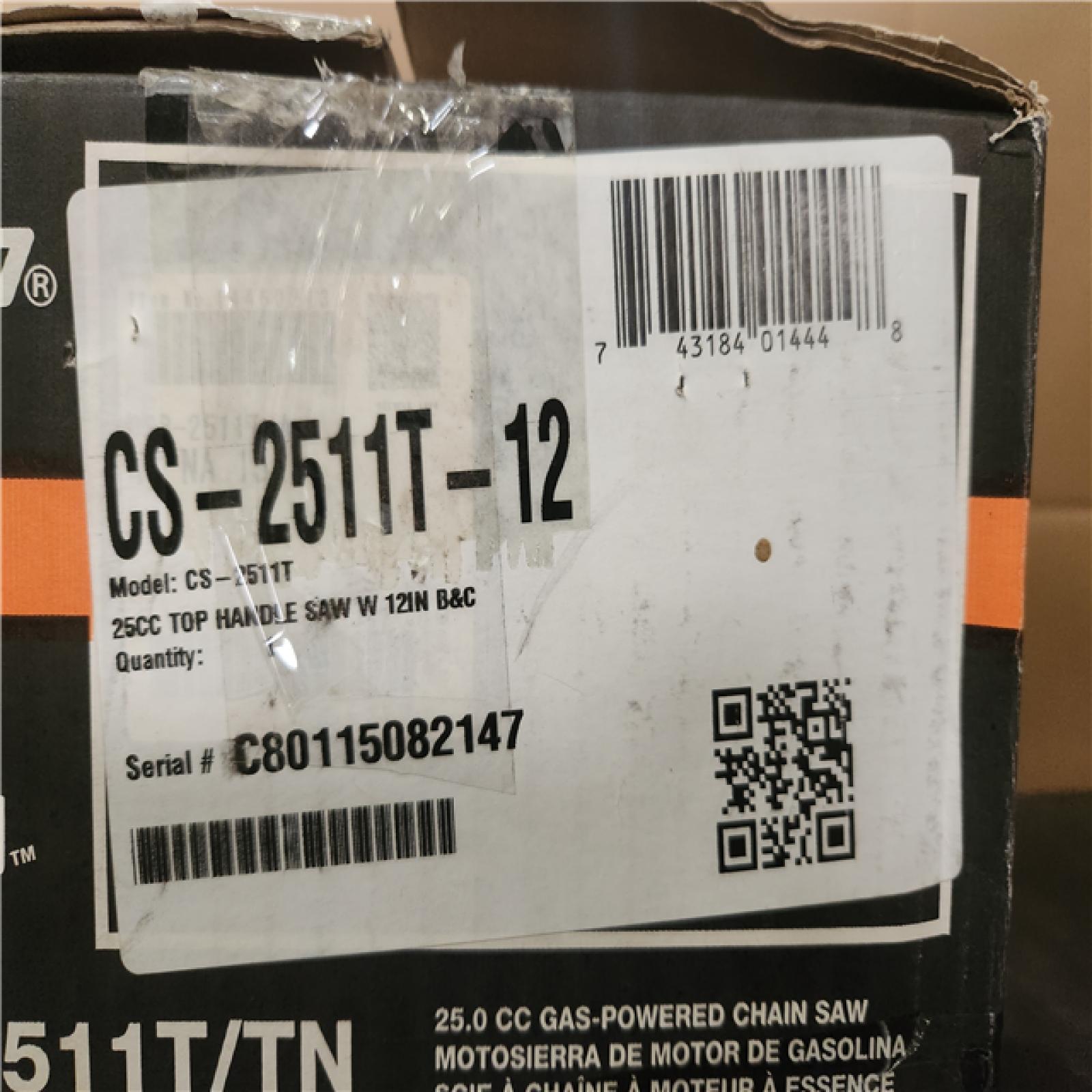 Phoenix ECHO 12 in. 25.0 cc Gas 2-Stroke X Series Top Handle Chainsaw (Missing Chain)