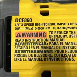 AS-IS DEWALT 20V MAX XR Cordless Impact Driver (Tool Only)