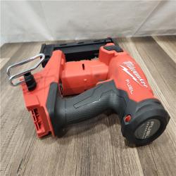 AS-IS- MILWAUKEE FUEL 18V Cordless 18-Gauge 1/4 in. Narrow Crown Stapler (Tool-Only)