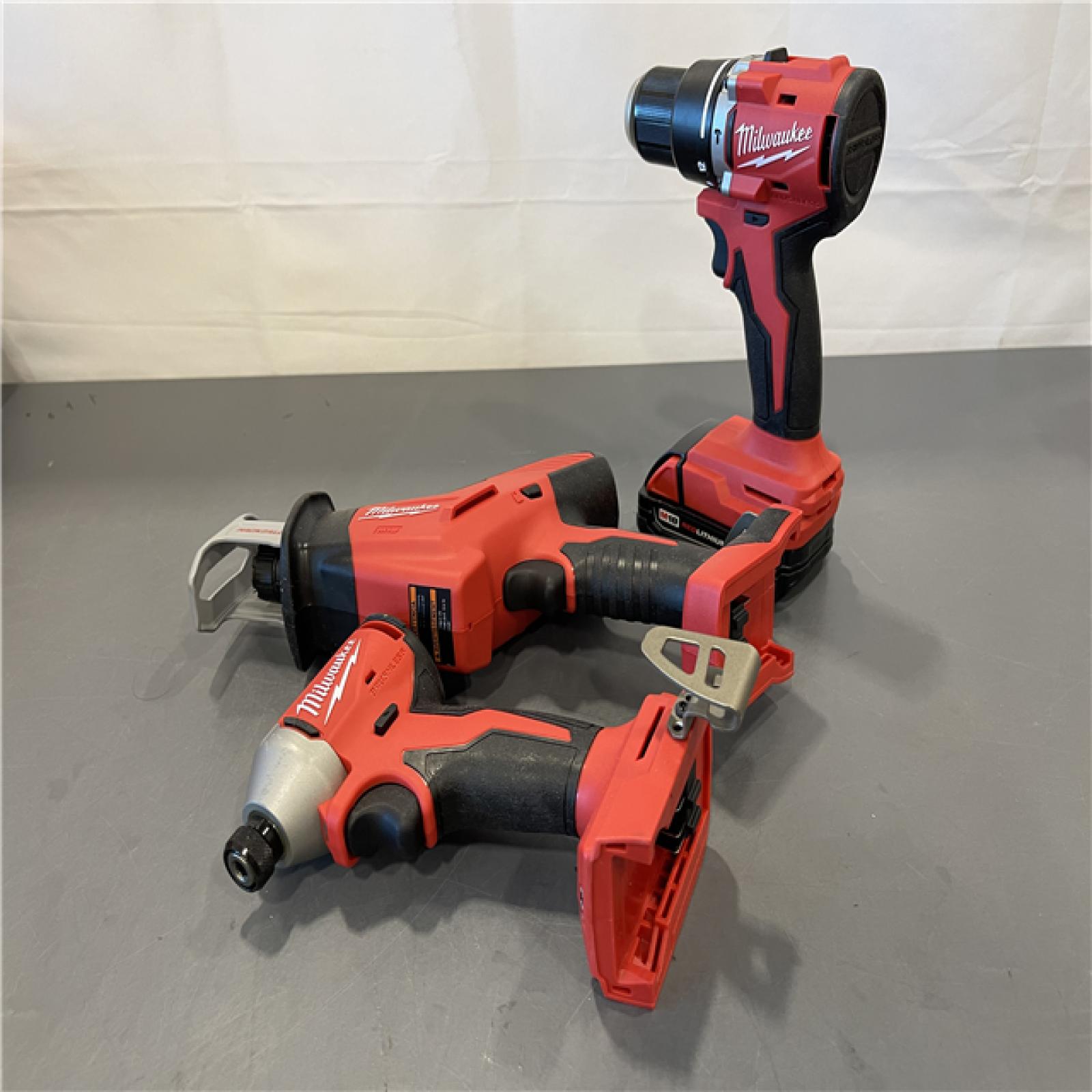 AS-IS - Milwaukee M18 4 Tool Combo Kit
