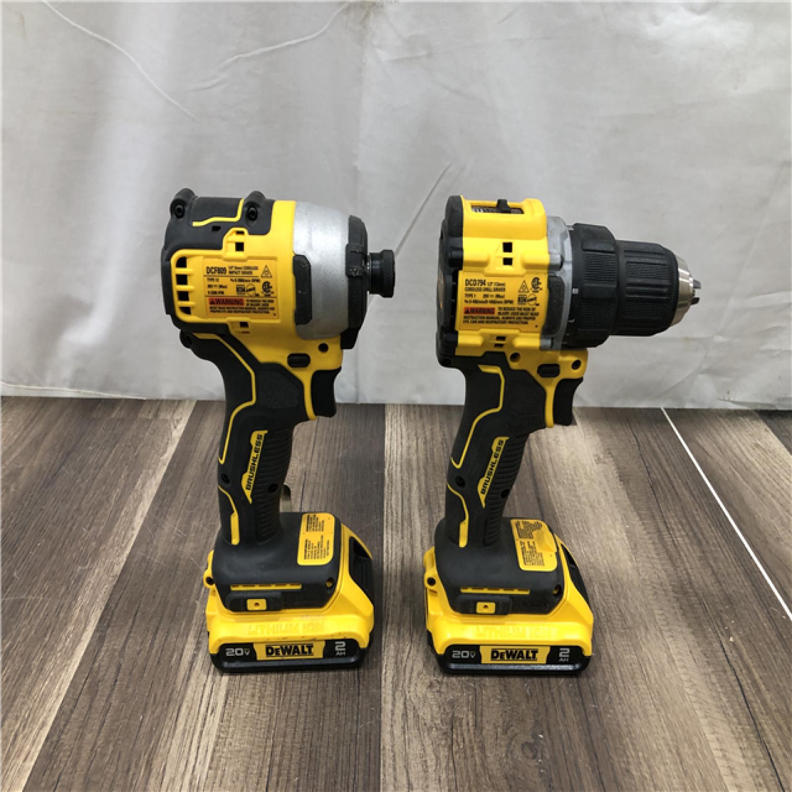 AS-IS DEWALT ATOMIC 20-Volt MAX Lithium-Ion Cordless Combo Kit