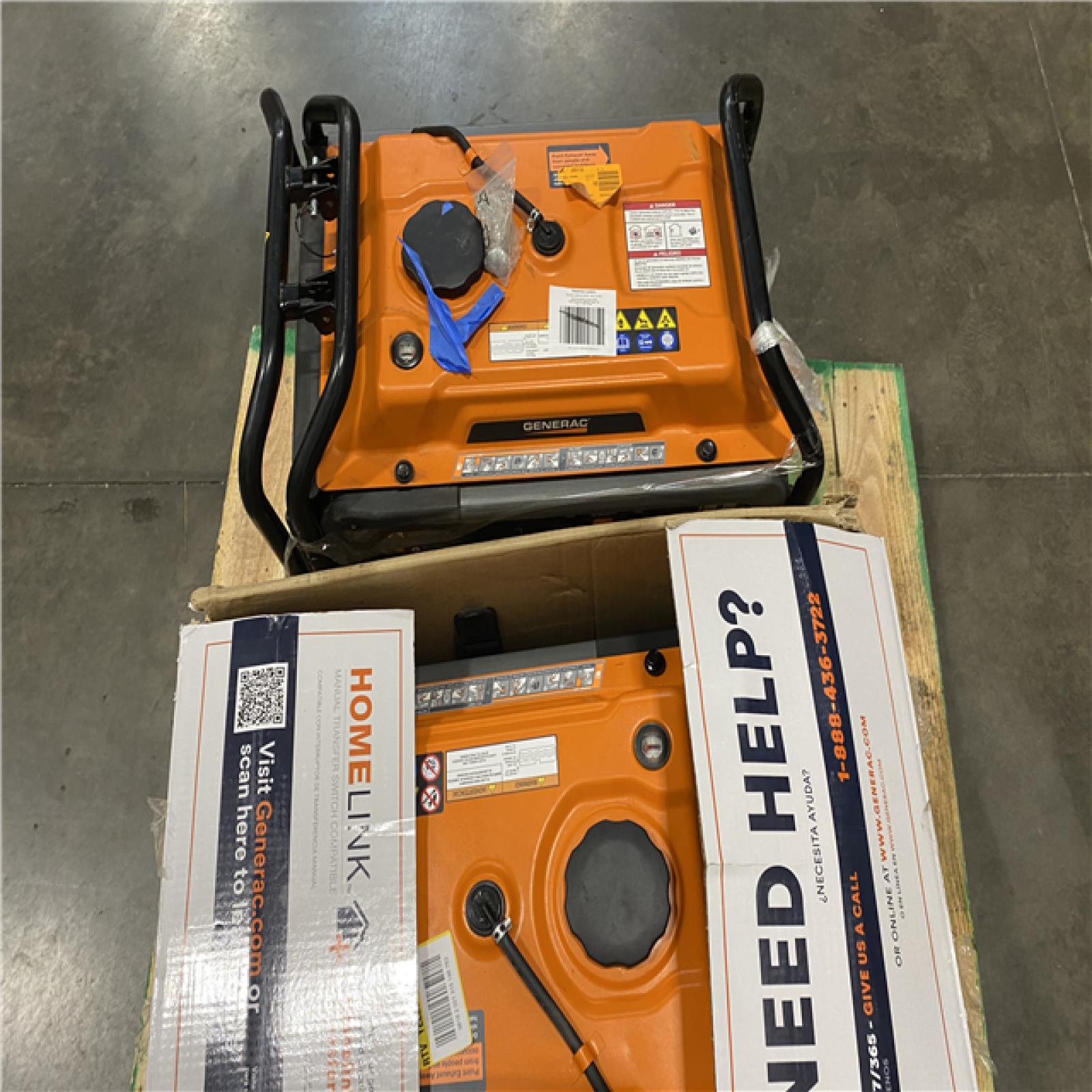 Dallas Location - As-Is Generac 4500 / 4000-Watt Portable Generator-Lot Of 2)