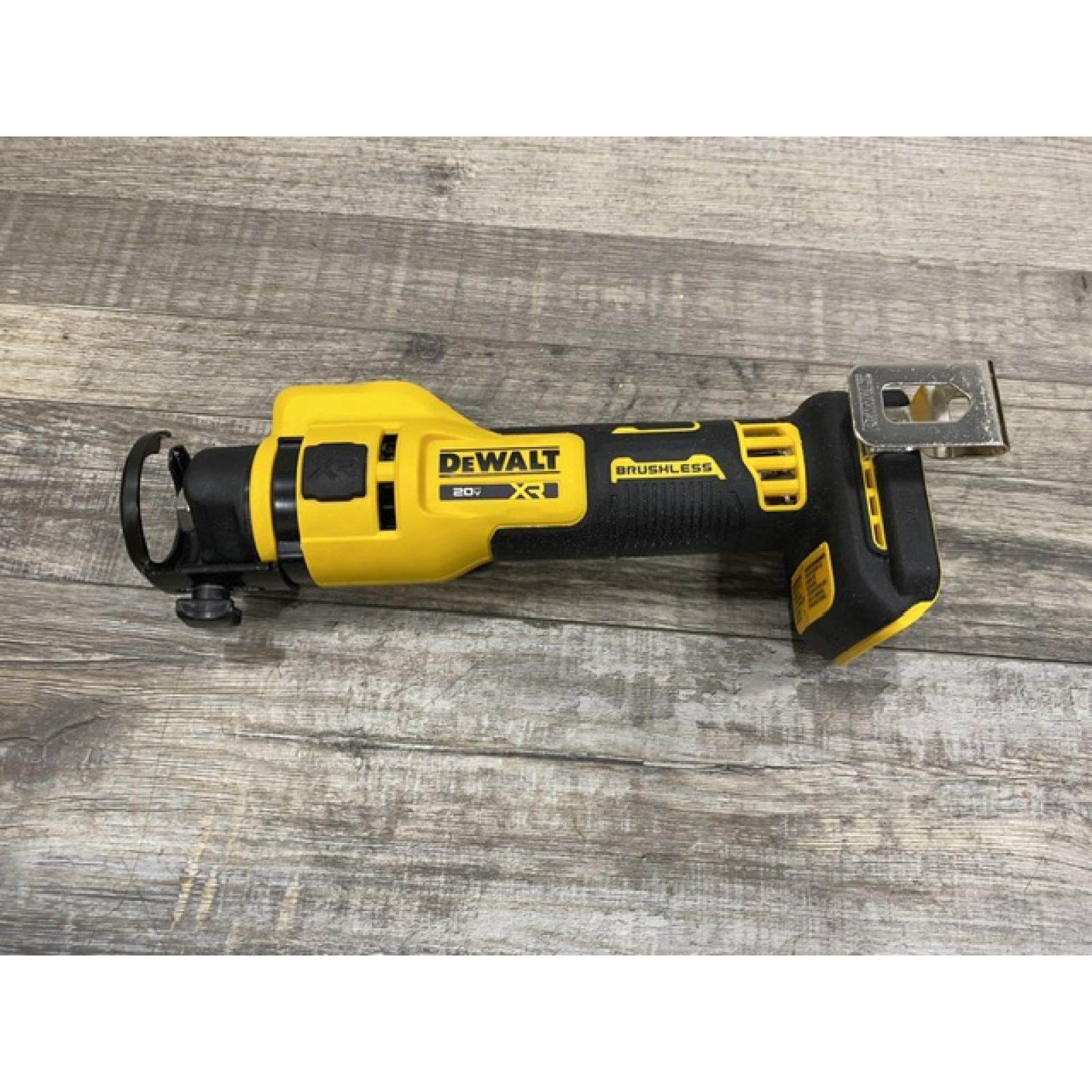 AS-IS DEWALT XR 20V Lithium-Ion Cordless Rotary Drywall Cut-Out Tool (Tool Only)