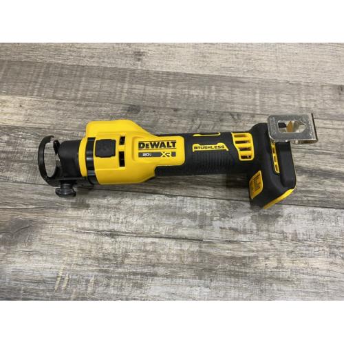 AS-IS DEWALT XR 20V Lithium-Ion Cordless Rotary Drywall Cut-Out Tool (Tool Only)
