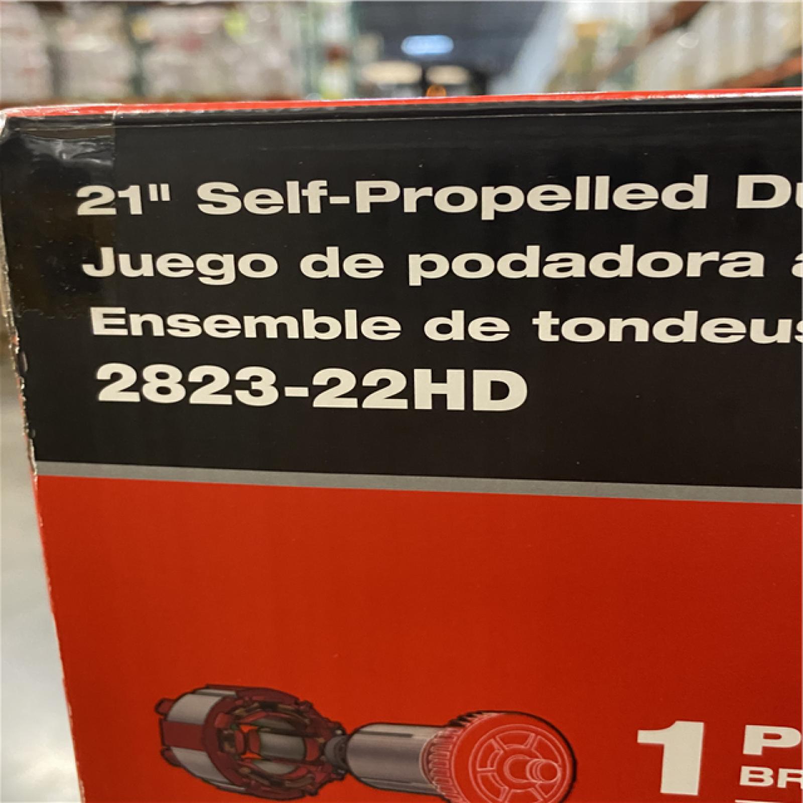 NEW- Milwaukee 18 FUEL Brushless Cordless 21 in. Walk Behind Dual Battery Self-Propelled Mower Kit