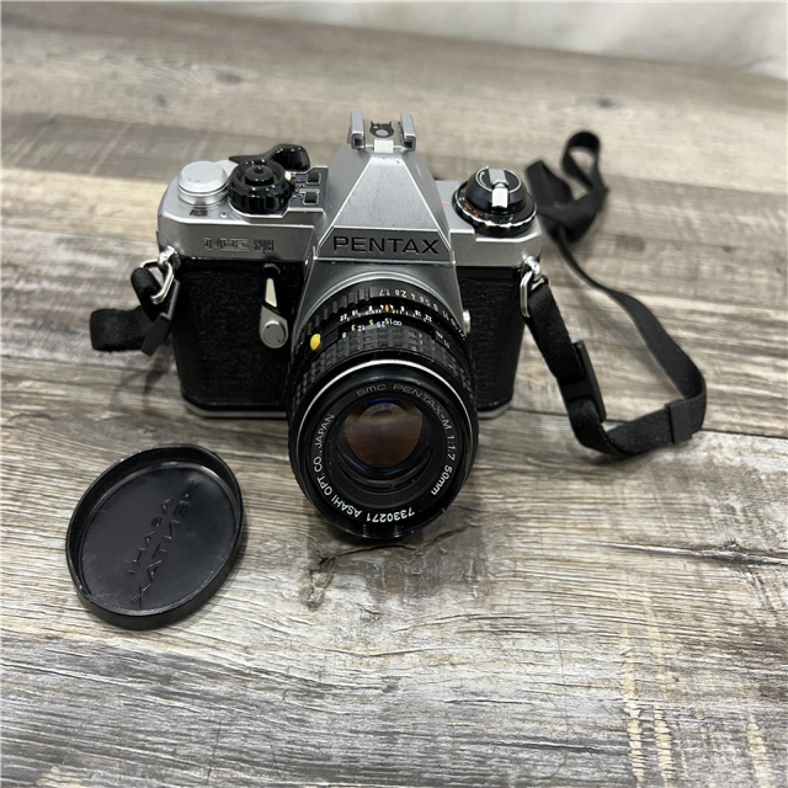 AS-IS Pentax ME Super 35mm SLR Camera Package