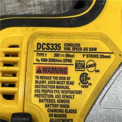 AS-IS DEWALT 20V MAX XR Cordless Barrel Grip Jigsaw (Tool Only)