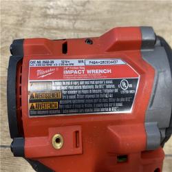 AS-IS Milwaukee FUEL 12V Li-Ion Brushless Cordless Stubby 3/8 in. Impact Wrench Kit