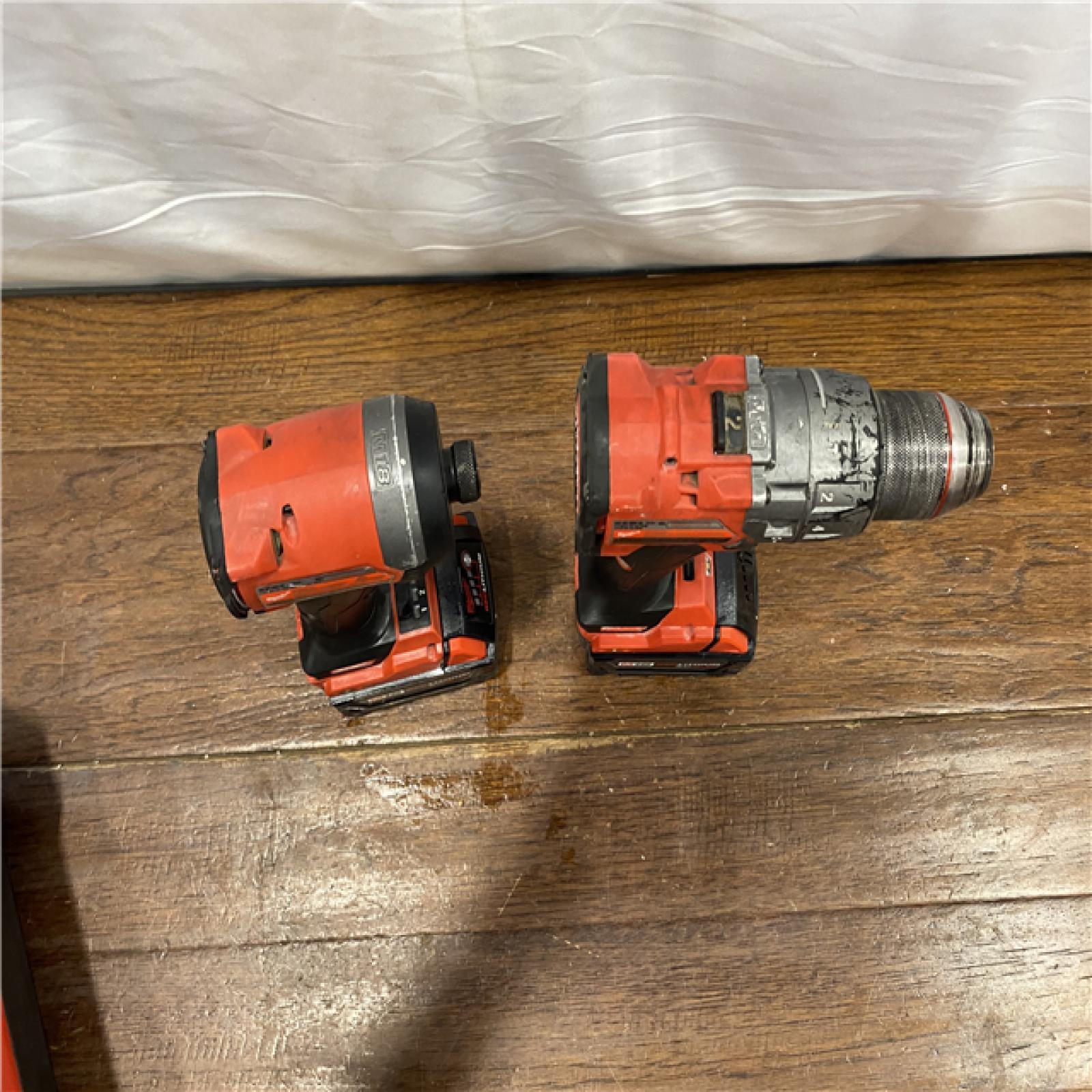 AS-IS M18 FUEL 18V Lithium-Ion Brushless Cordless Hammer Drill and Impact Driver Combo Kit (2-Tool) with 2 Batteries