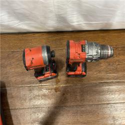 AS-IS M18 FUEL 18V Lithium-Ion Brushless Cordless Hammer Drill and Impact Driver Combo Kit (2-Tool) with 2 Batteries
