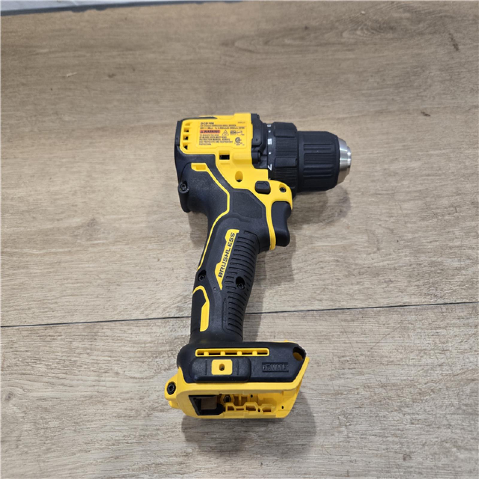AS-IS DEWALT-DCD708B 20V MAX* Atomic Compact 1/2in Drill/Driver (Tool Only)