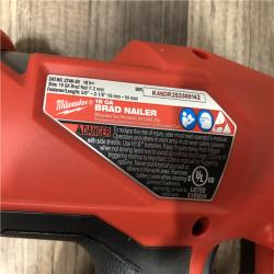 AS-IS Milwaukee FUEL 18-Volt Lithium-Ion Brushless Cordless Gen II 18-Gauge Brad Nailer (Tool-Only)