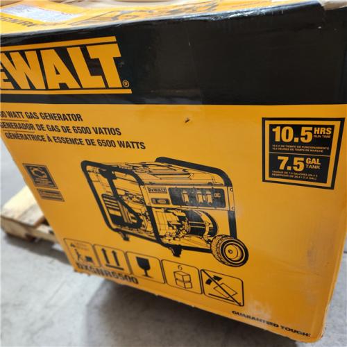 Dallas Location - As-Is Dewalt DXGNR6500 6500 Watt 389cc Portable Gas Generator