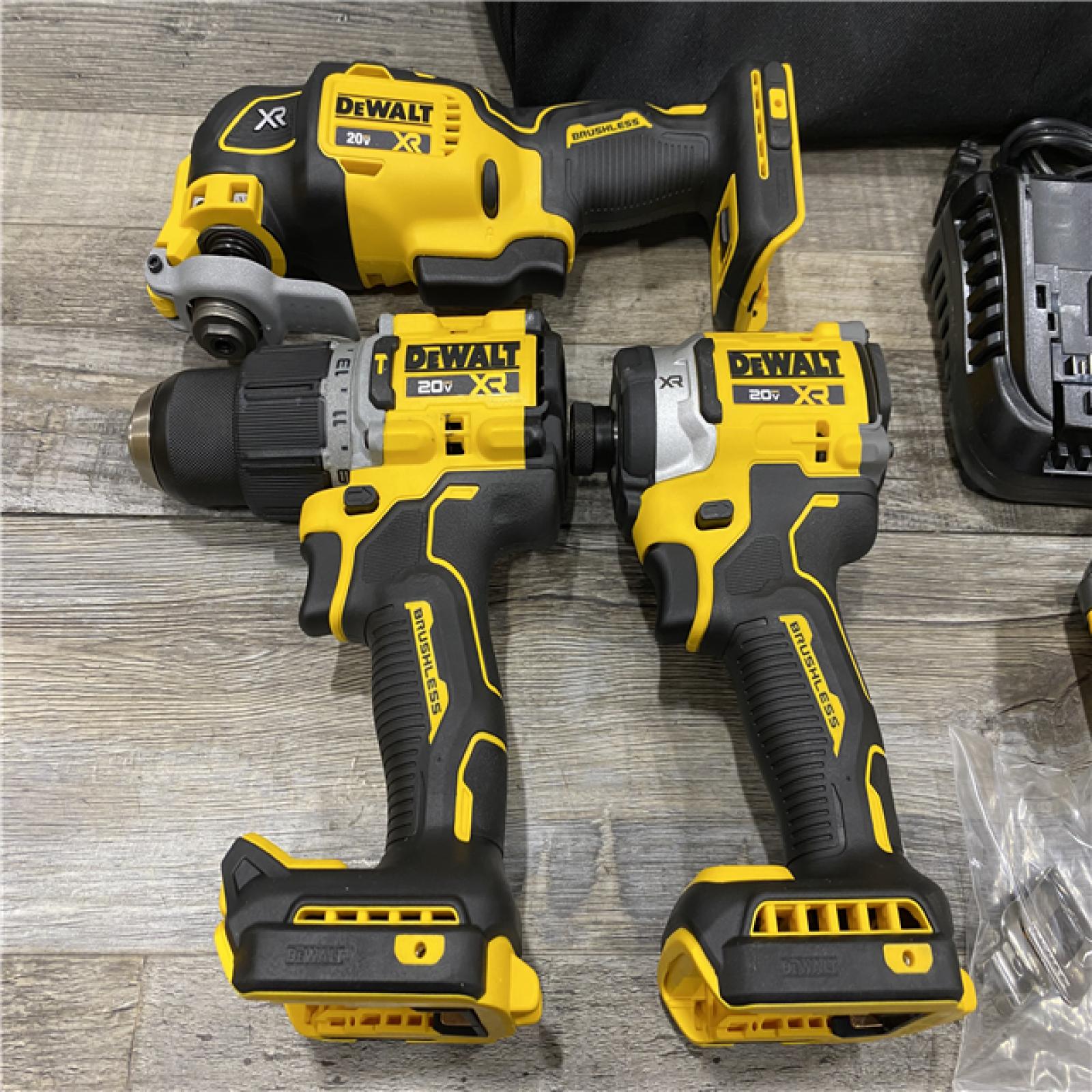 AS-IS DEWALT 20V MAX Lithium-Ion Cordless 3-Tool Combo Kit