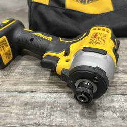 AS-IS DEWALT Atomic 20V Max Lithium-Ion Brushless Cordless Compact 1/4 in. Impact Driver Kit