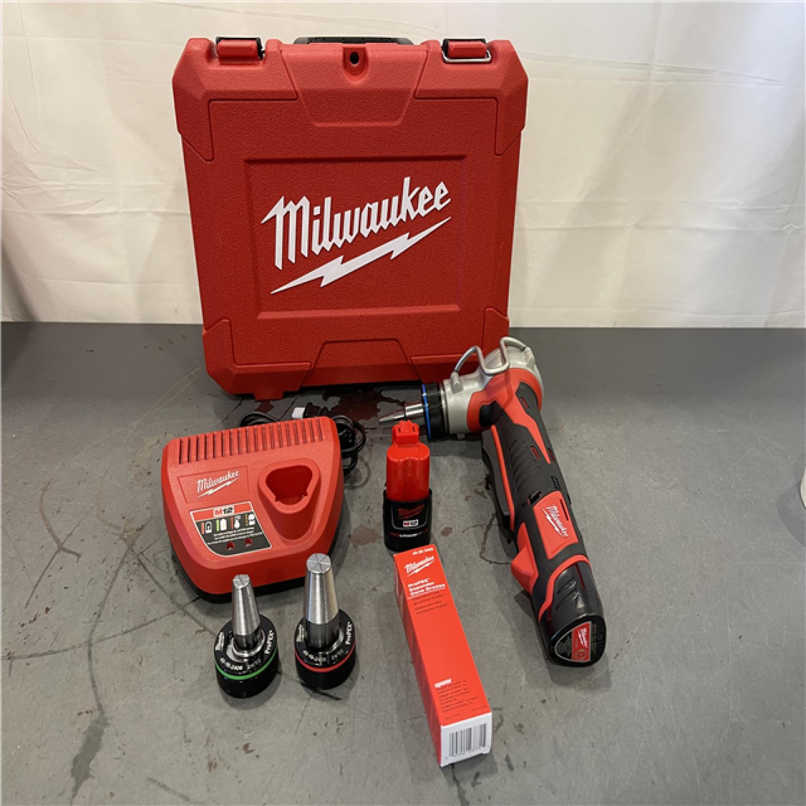 AS-IS - Milwaukee M12 12-Volt Lithium-Ion Cordless ProPEX Expansion Tool Kit