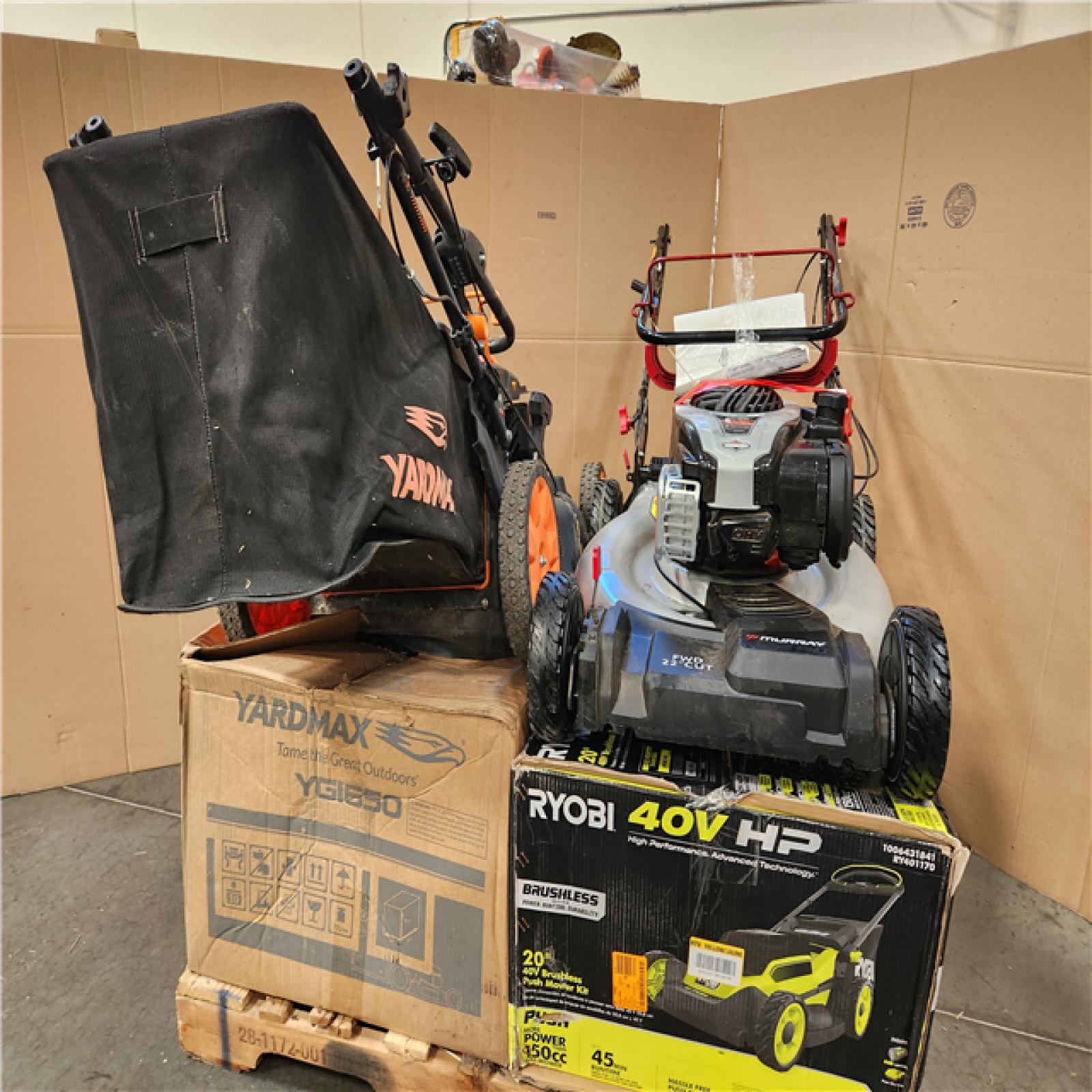 CALIFORNIA AS-IS OUTDOOR POWER EQUIPMENT