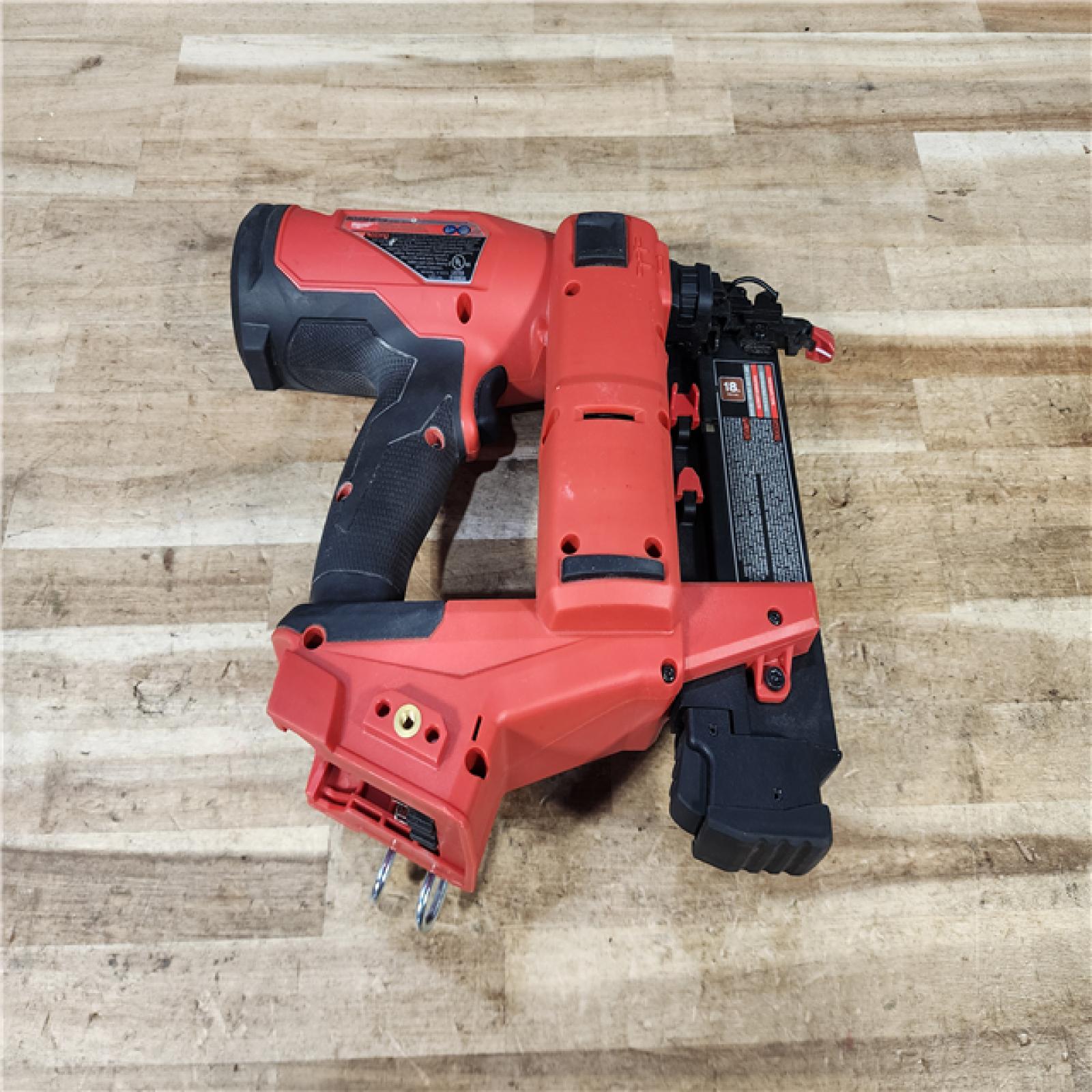 HOUSTON LOCATION - AS - IS Milwaukee FUEL 18-Volt Lithium-Ion Brushless Cordless Gen II 18-Gauge Brad Nailer (Tool-Only)