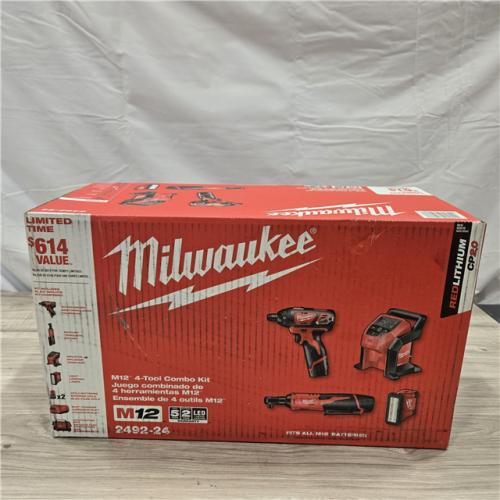 LIKE NEW! - 12V Cordless Power 4-Tool Combo Kit