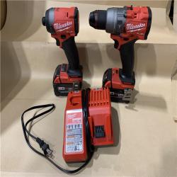 Good - MILWAUKEE FUEL 18V Lithium-Ion Brushless Cordless Hammer Drill and Impact Driver Combo Kit (2-Tool) with 2 Batteries