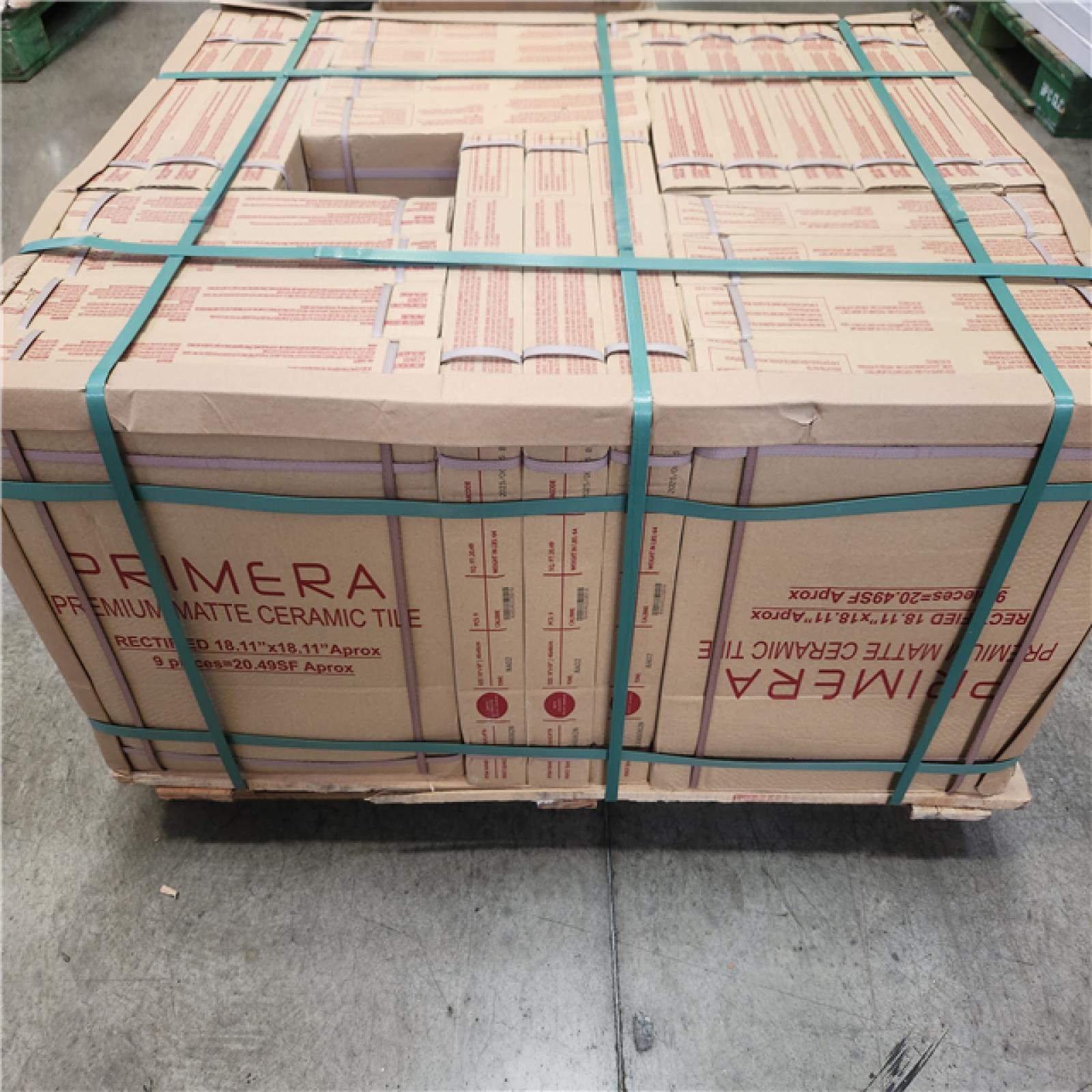 Phoenix NEW Matte Calcutta 18 in. x 18 in. Glazed Ceramic Floor and Wall Tile (491 sq. ft. (24 Case)