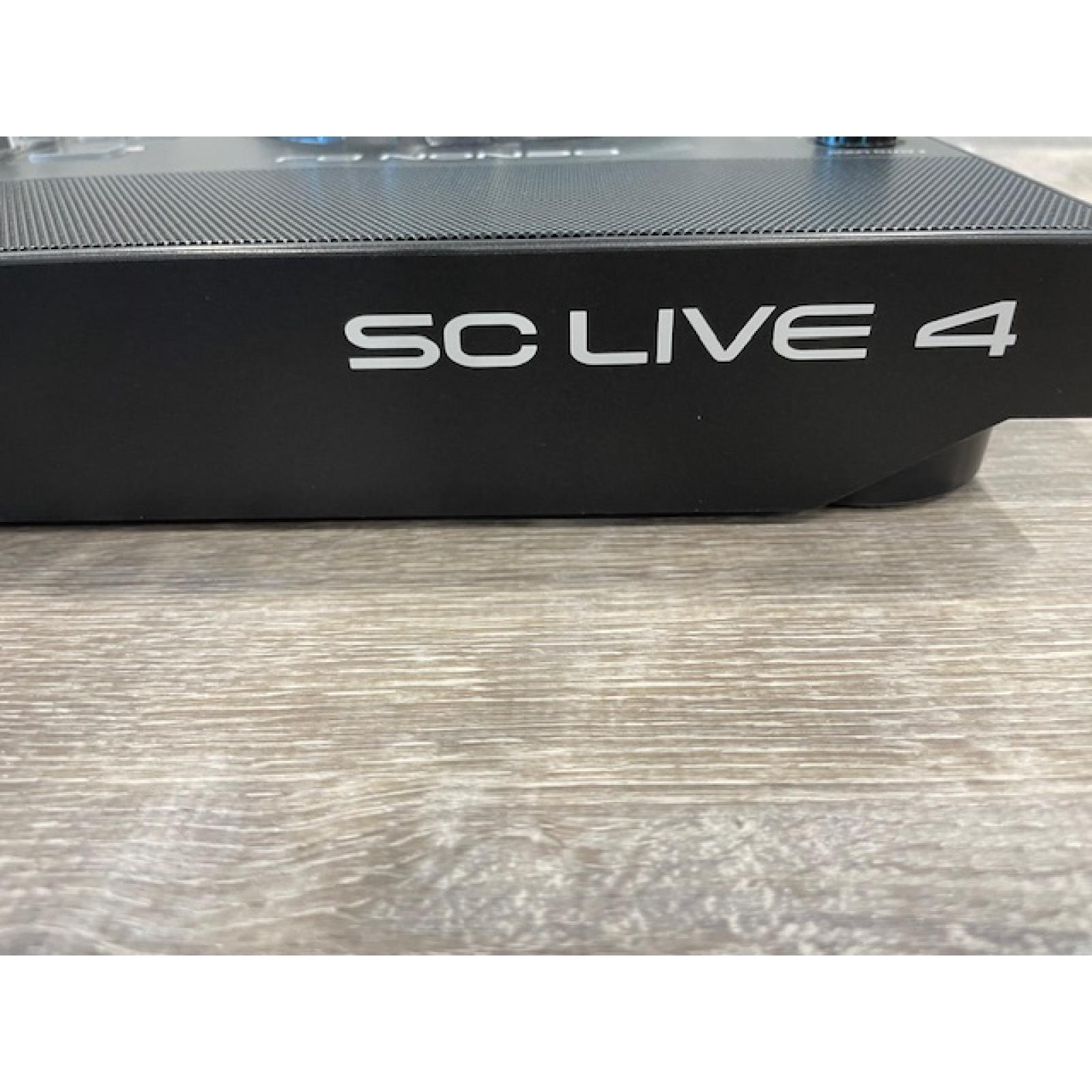 AS-IS Denon DJ SC LIVE 4-4Deck Professional Standalone DJ Controller with Streaming Access