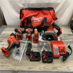 LIKE NEW - Milwaukee 18V Lithium-Ion Cordless (5-Tool) Combo Kit
