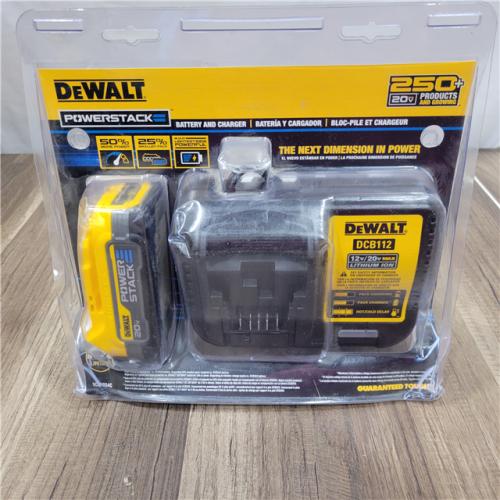 NEW! DEWALT DCBP034C 20V MAX Starter Kit with PowerStack Lithium-Ion Compact Battery and Charger