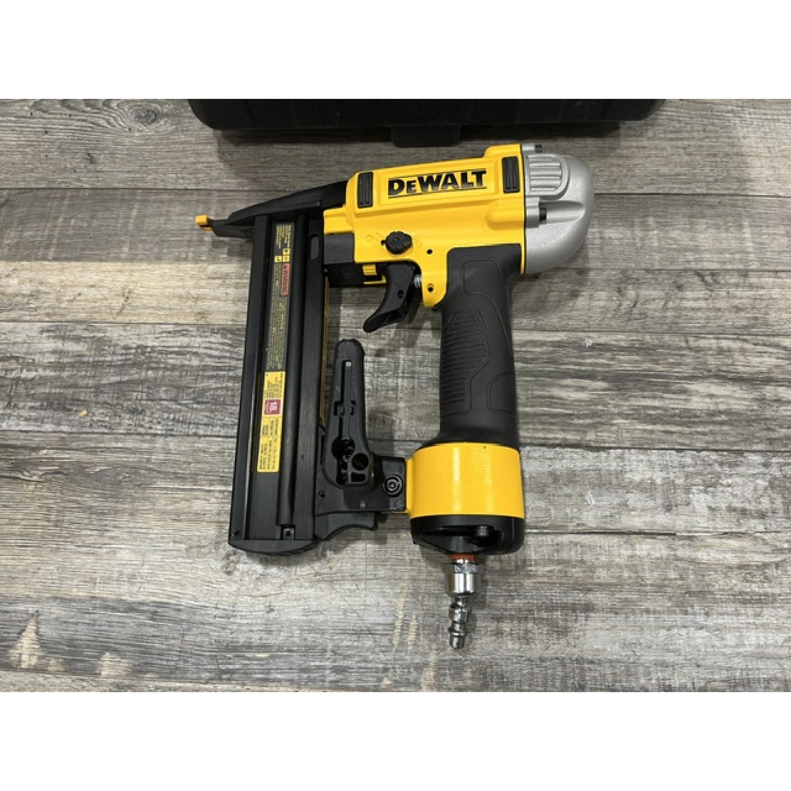 AS-IS DEWALT Pneumatic 18-Gauge 1/4 in. Crown Corded Stapler