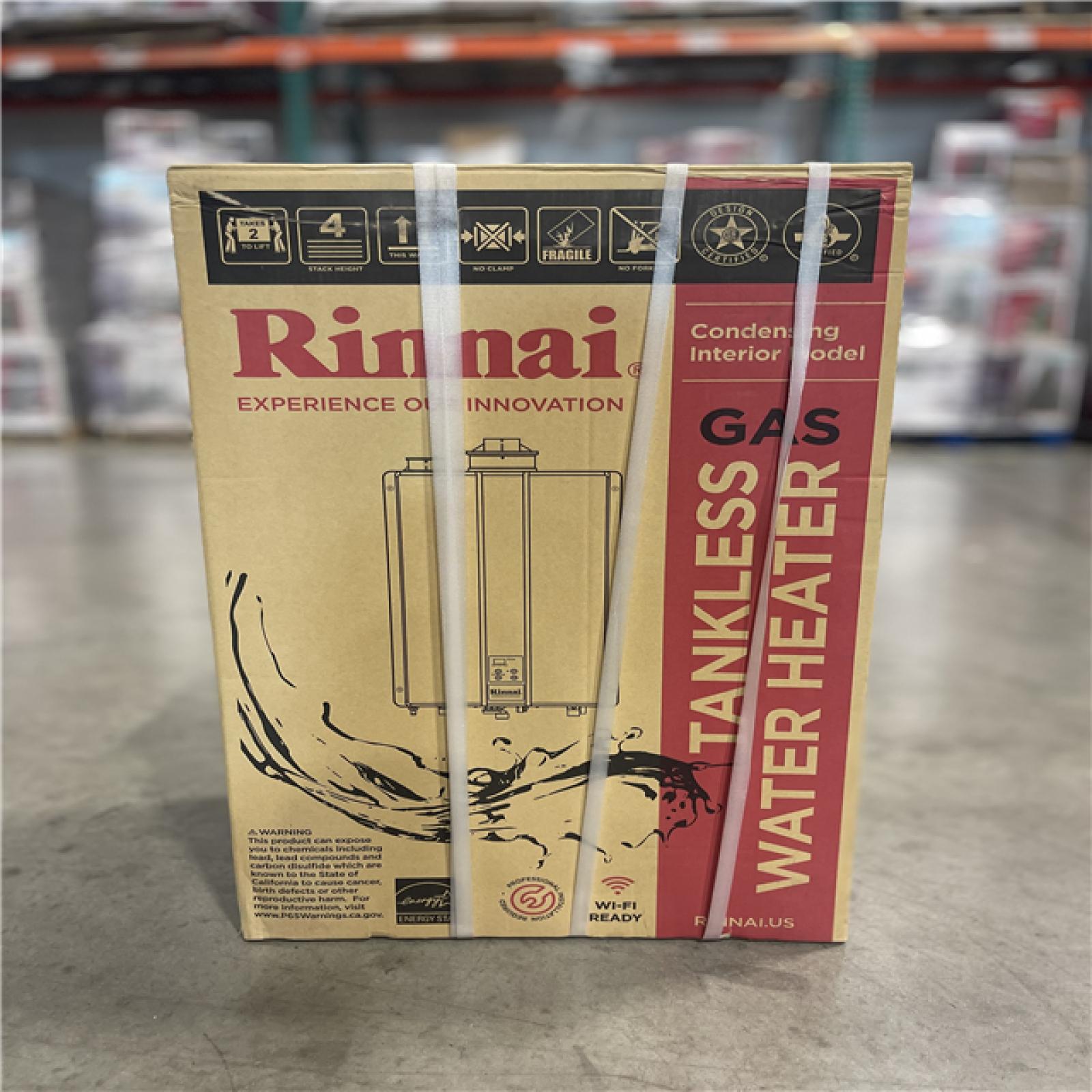 DALLAS LOCATION- NEW!- Rinnai 199 000 BTU Tankless Water Heater