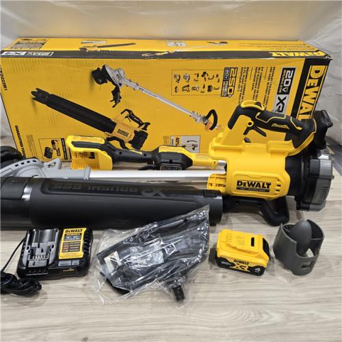 AS-IS DEWALT 20V MAX Cordless Battery Powered String Trimmer & Blower Combo Kit with (1) 4 Ah Battery & Charger