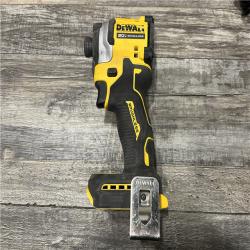 AS-IS DEWALT ATOMIC 20V MAX Lithium-Ion Cordless 1/4 in. Brushless Impact Driver Kit