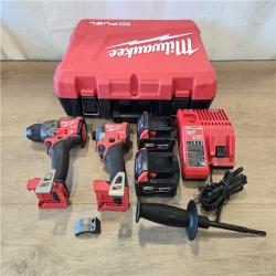 AS-IS Milwaukee FUEL 18V Cordless Hammer Drill and Impact Driver Combo Kit
