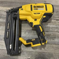 AS-IS DEWALT 20V MAX XR 16-Gauge Lithium-Ion Cordless Finish Nailer (Tool Only)