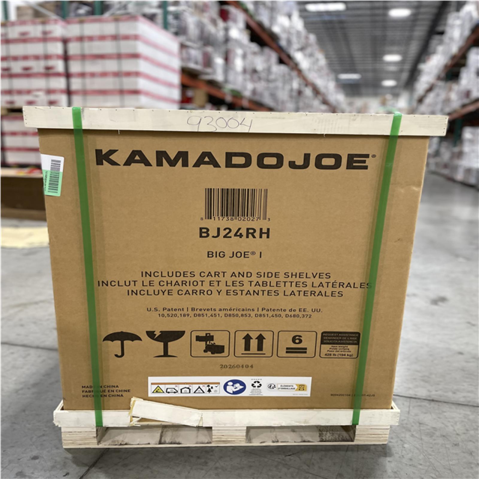 DALLAS LOCATION- KAMADO JOE Big Joe I 24 in. Charcoal Grill in Red